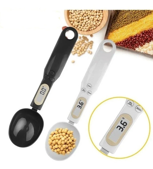 Colher De Medida Portátil Com Balança Digital Para Alimentos