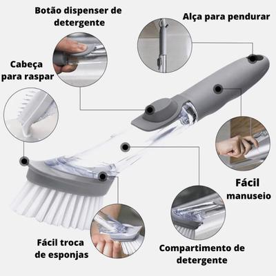 Escova para limpeza pesada