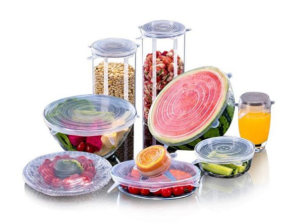 Tampa de Silicone Para Alimentos